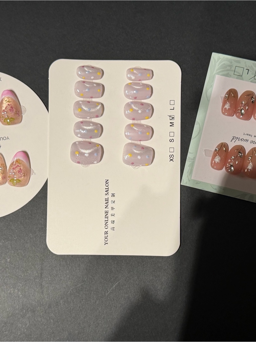 High quality premium nails bundle of 3
